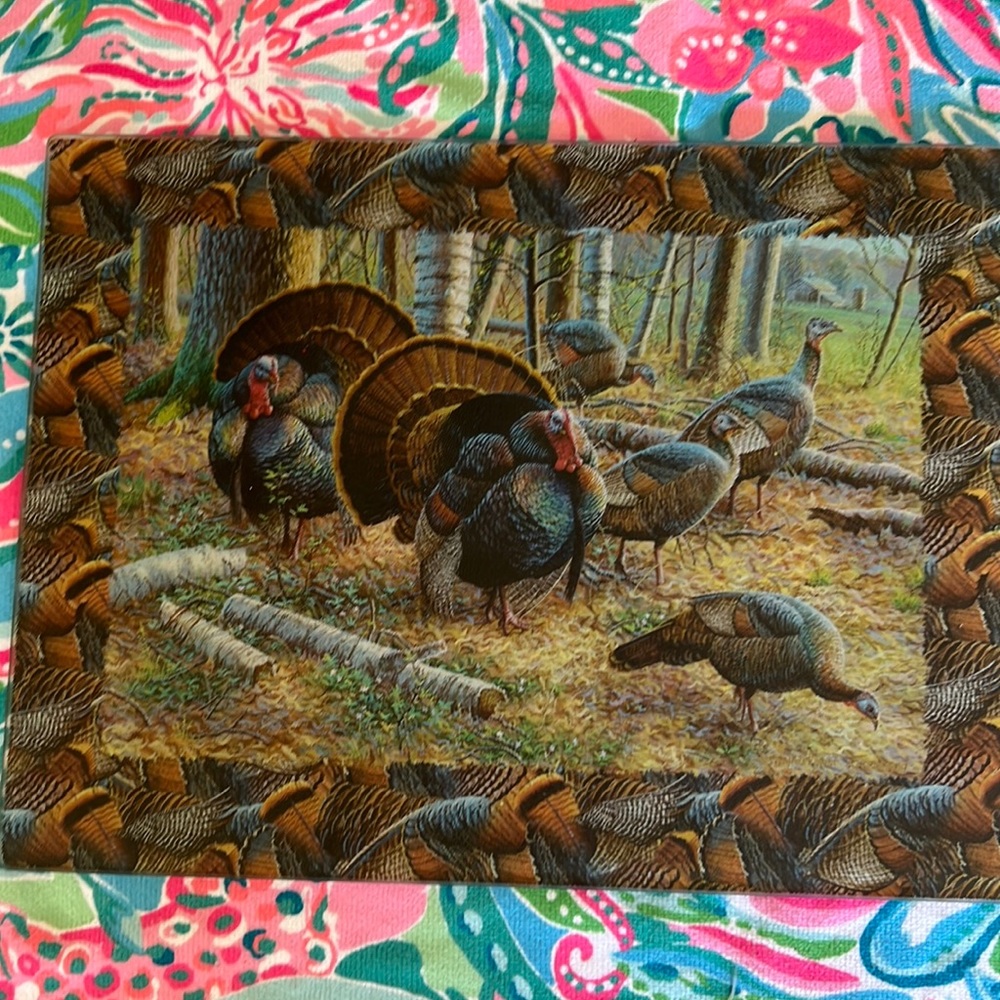 Glass turkey cutting board